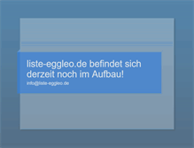 Tablet Screenshot of liste-eggleo.de